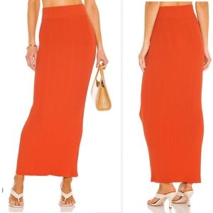 BNWT Ronny Kobo Mariel knit maxi skirt